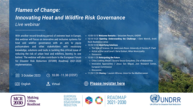 Webinar: Flames of Change - Innovating Heat and Wildfire Risk Governance